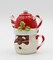 Ceramic African American Christmas Santa Claus Tea For One, Gift for Her, Gift for Mom, Tea Party Décor, Café Décor, Christmas Decor